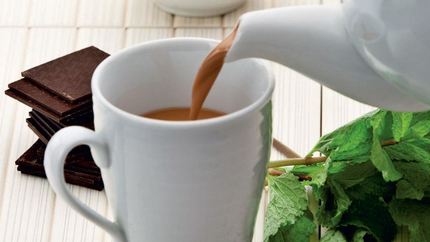 Мятный шоколадный чай