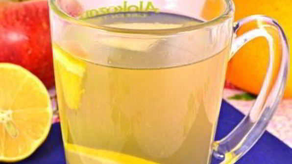 яблочно-цитрусовый чай с мятой