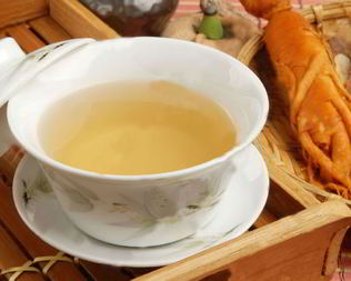 Зеленый чай с женьшенем