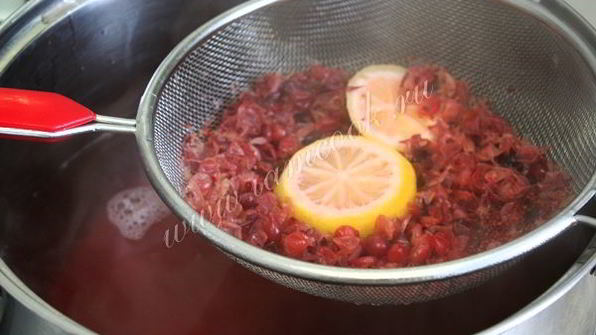 кисель из клюквы