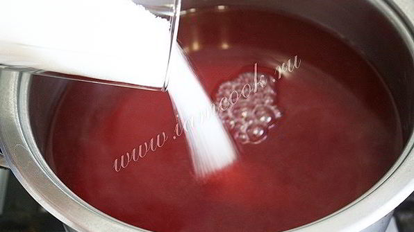 кисель из клюквы