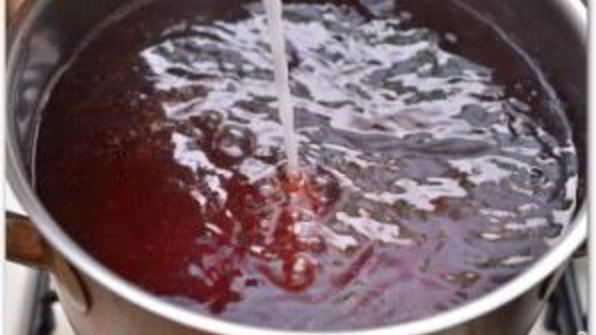 клубничный кисель