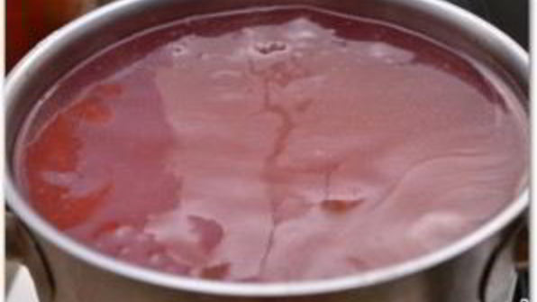 клубничный кисель