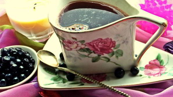кофе с черникой