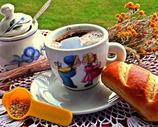 Кофе с кунжутом