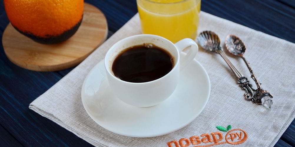 Рецепт кофе в апельсине бодрячок