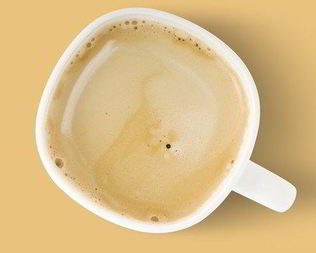 Латте с белым шоколадом