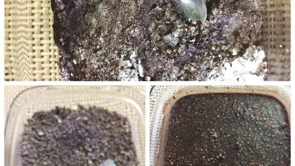 наполеон с горьким шоколадом, кофе и миндальной пастой