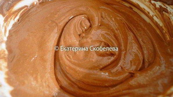 трехслойный кофейно-шоколадный чизкейк