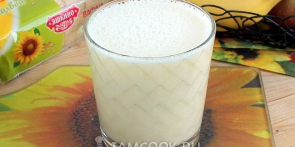 Рецепт коктейля из фруктов с сывороткой