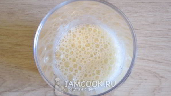 коктейль из фруктов с сывороткой