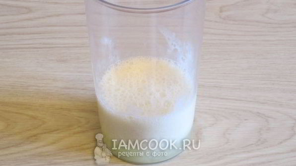 коктейль из фруктов с сывороткой