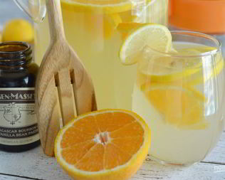 Домашний лимонад из лимона и апельсина