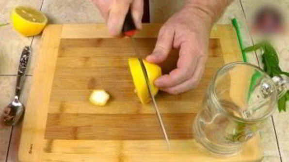 домашний лимонад с мятой