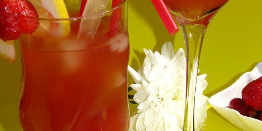 Рецепт имбирно-клубничного лимонад