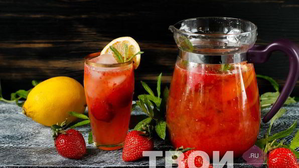 клубничный лимонад