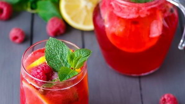 малиновый лимонад
