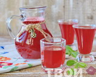 Брусничный морс