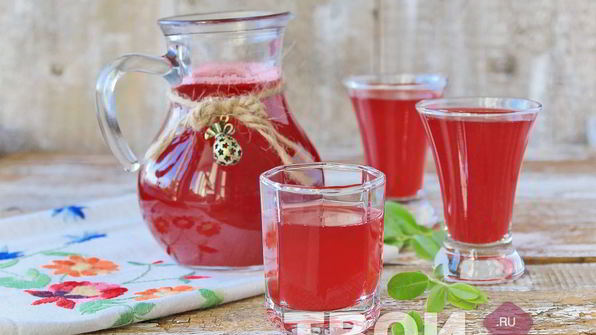 брусничный морс