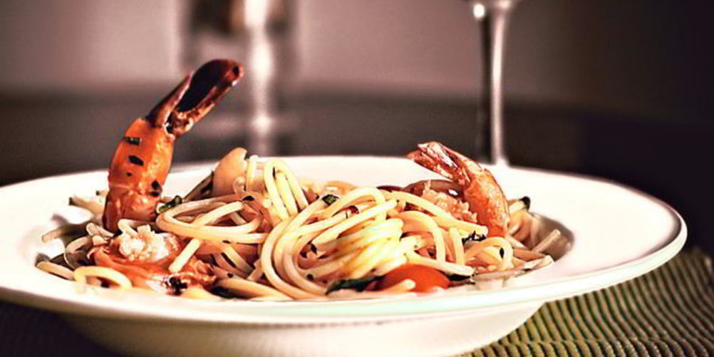 Рецепт пасты с морским коктейлем