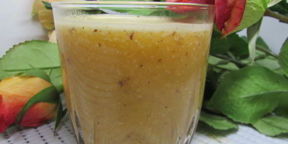 Рецепт апельсинова-бананового смузи с миндалем