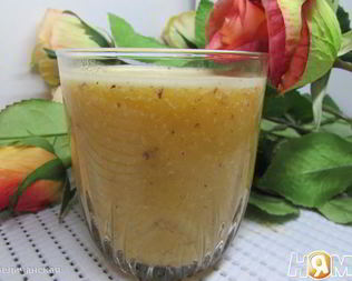 Апельсиново-банановый смузи с миндалем