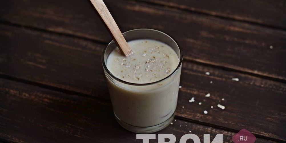 Рецепт бананова-овсяного смузи