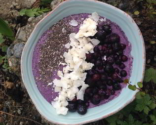 Диетическая смузи-каша на завтрак