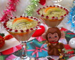 Праздничный фруктовый смузи