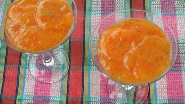 праздничный фруктовый смузи