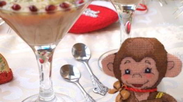 праздничный фруктовый смузи