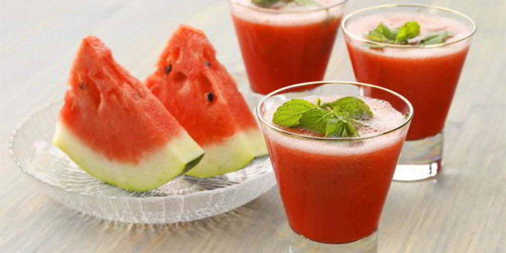 Рецепт смузей из арбуза и мяты