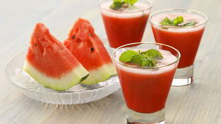 Смузи из арбуза и мяты
