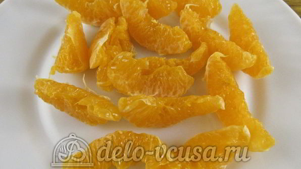 смузи на кефире с бананом и мандарином