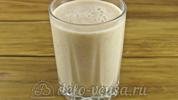 смузи на кефире с бананом и мандарином