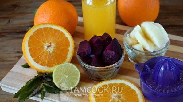 смузи с печеной свеклой