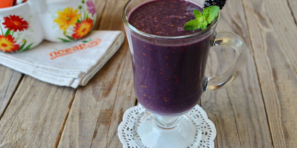 Рецепт смузей с шелковицей