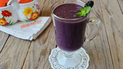 Смузи с шелковицей