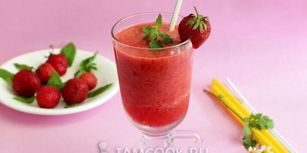 Рецепт ягодного коктейля с мятой