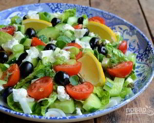 Салат Греческий с каперсами