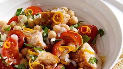 Испанский салат из курицы