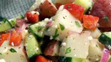 Картофельный салат по-летнему