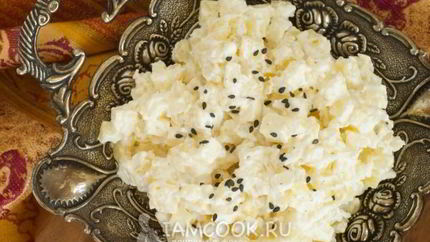 Картофельный салат с адыгейским сыром