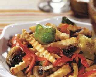 Картофельный салат с грибами