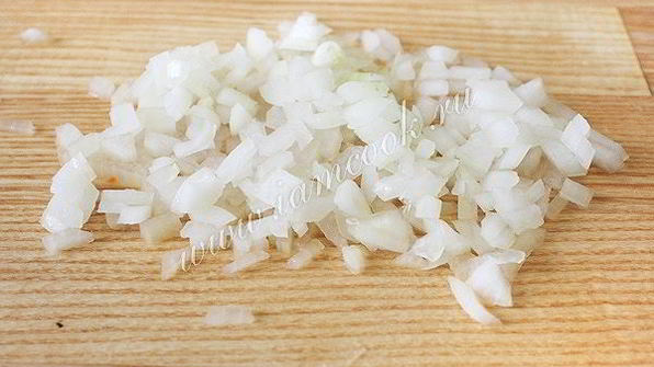 картофельный салат с маринованными грибами