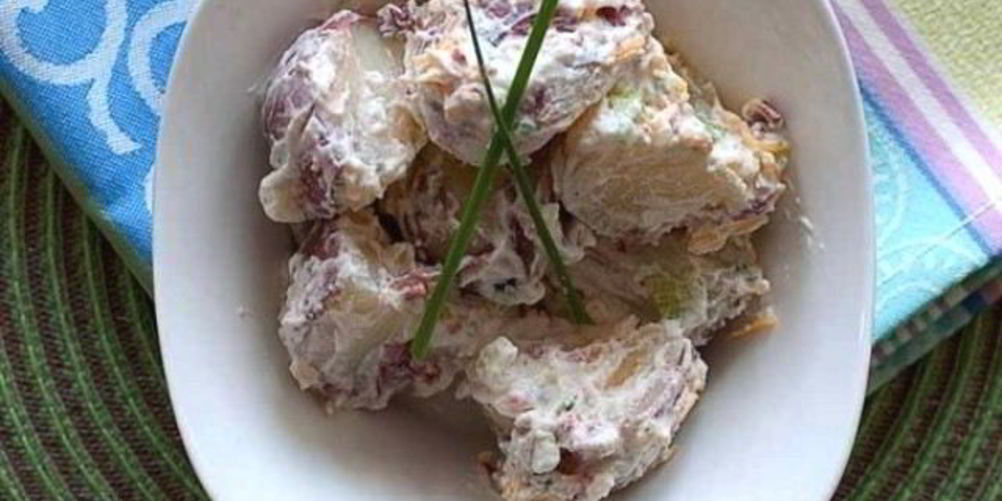 Рецепт картофельного салата с сыром