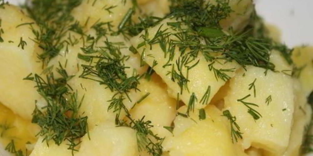Рецепт картофельного салата с укропом