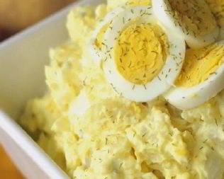 Картофельный салат с заправкой