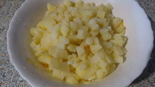 зимний картофельный салат