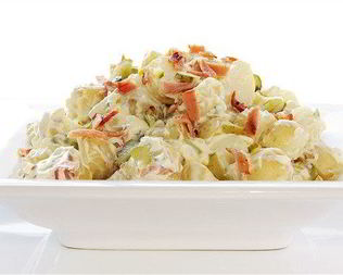 Золотистый картофельный салат